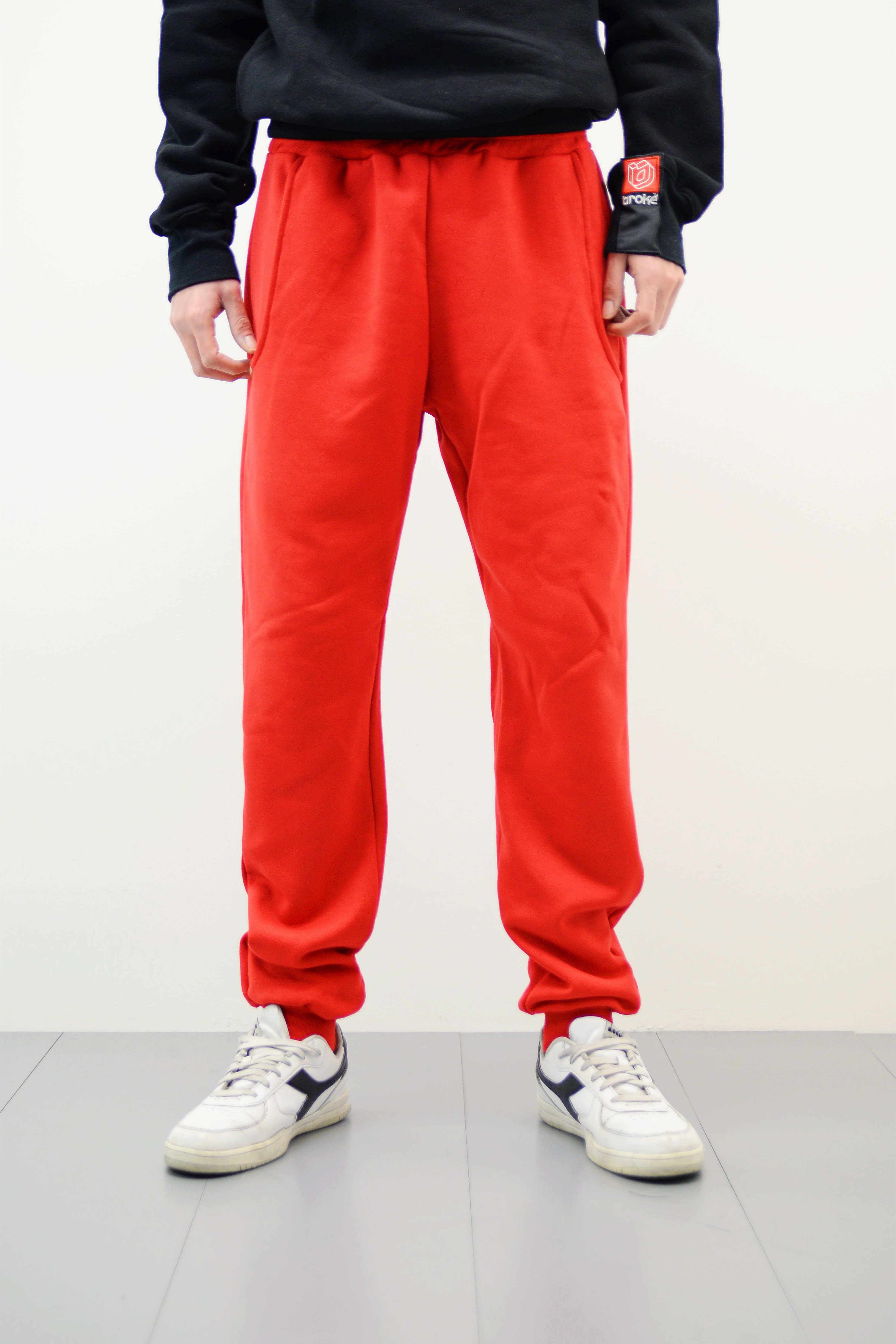 SWEATPANTS RED - Pants