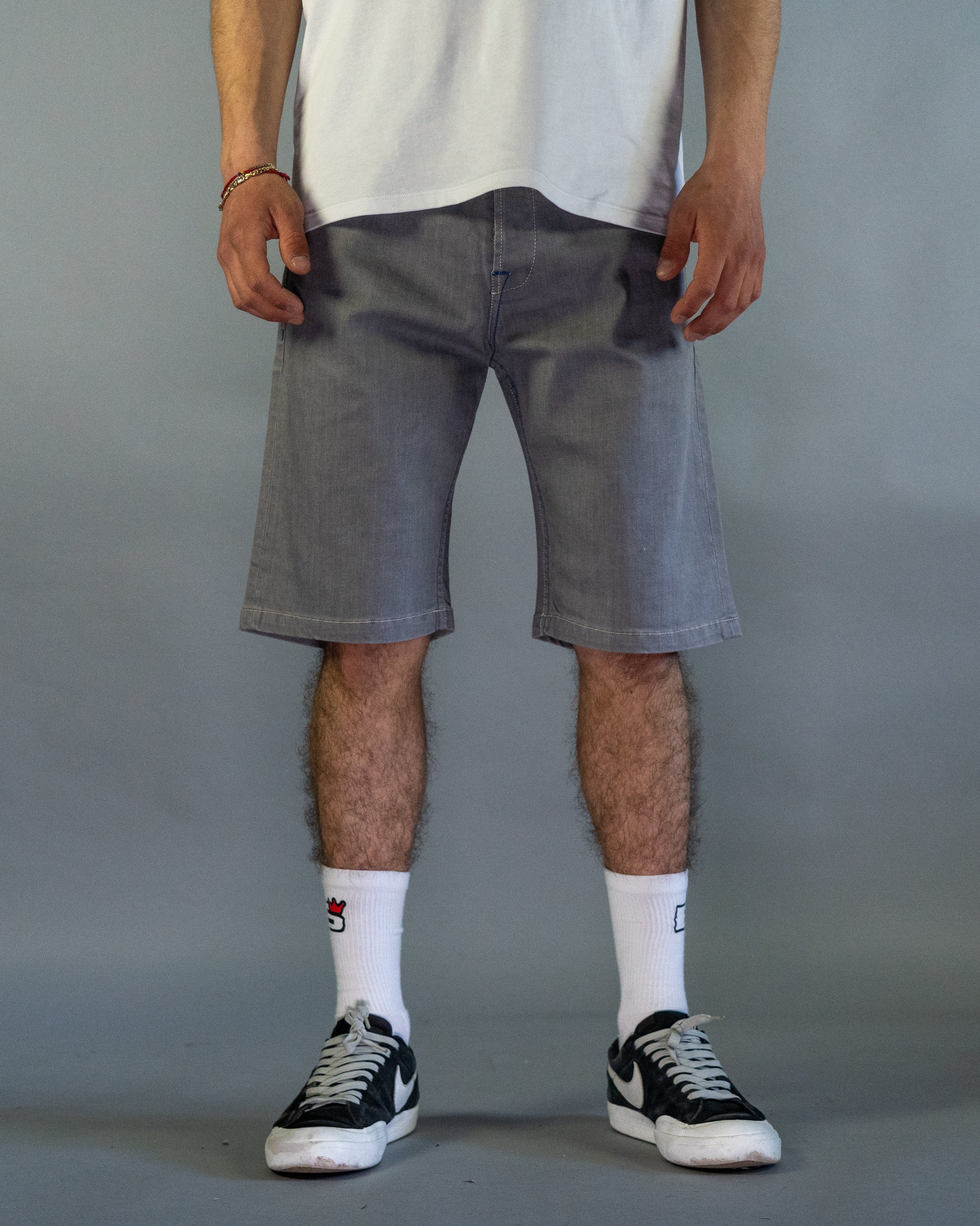 VEGAS GABARDINE GREY - Shorts Outlet