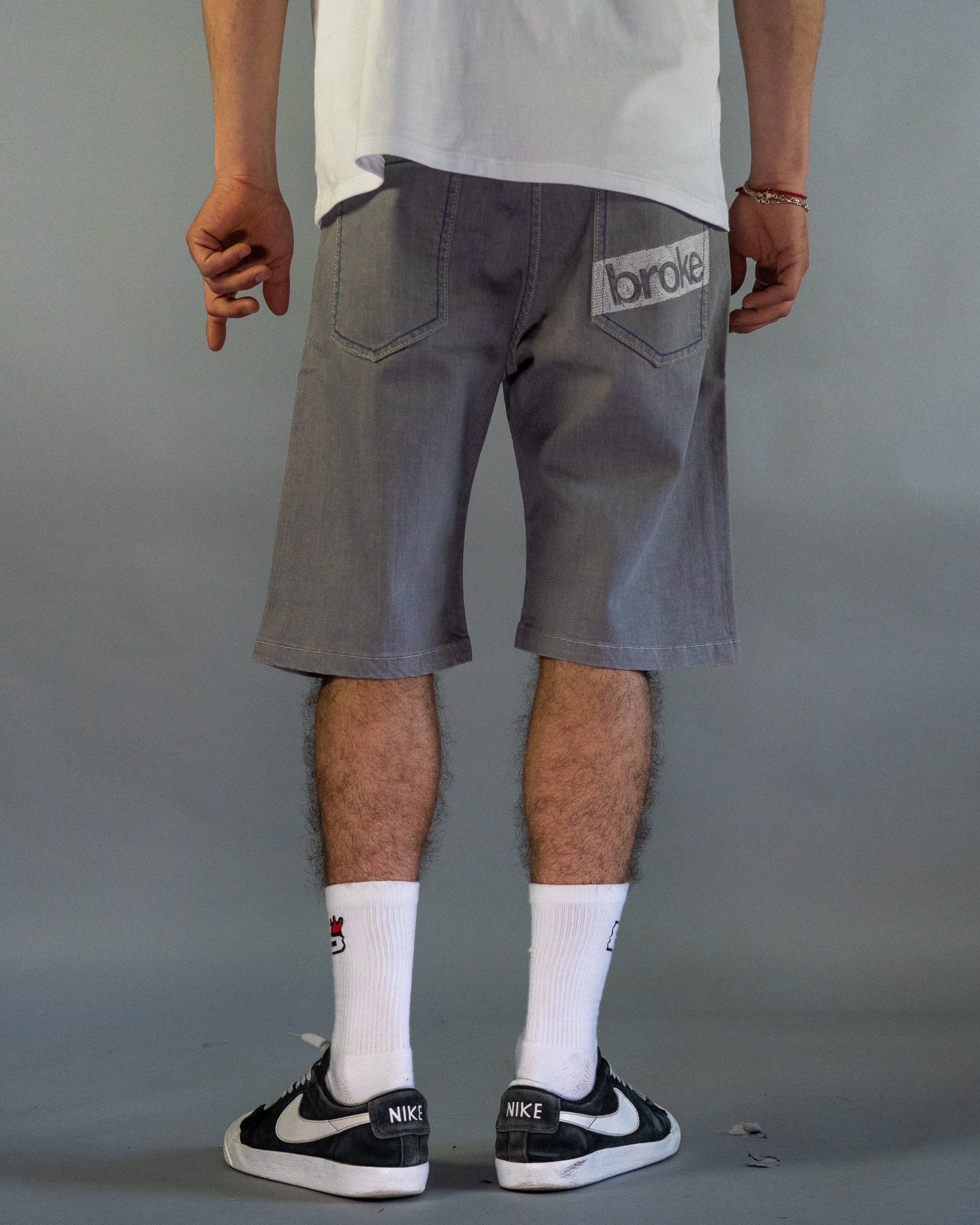 VEGAS GABARDINE GREY - Shorts Outlet