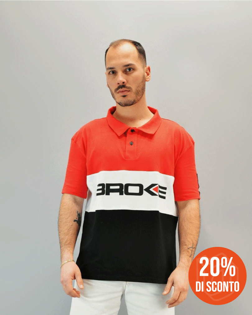 SPORT RED BLACK - Polo