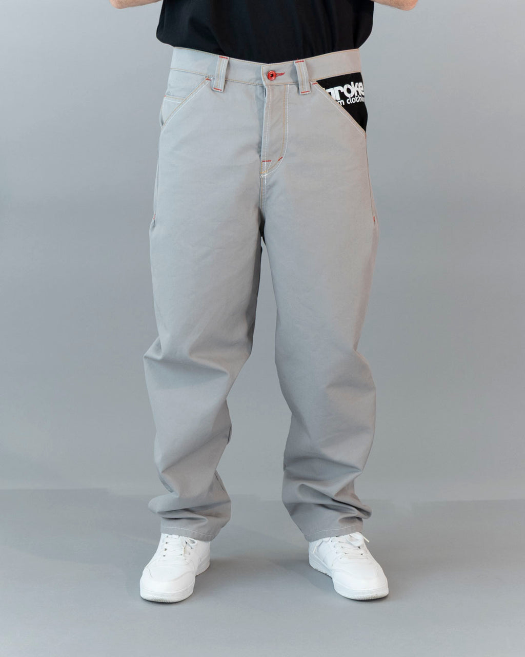 PANTS ROCK "B" GABARDINA GREY