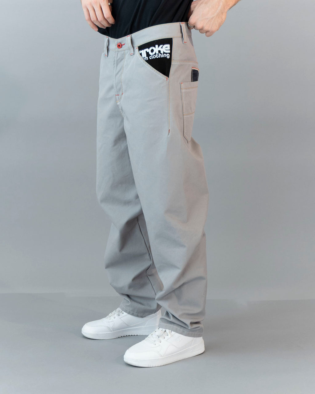 PANTS ROCK "B" GABARDINA GREY