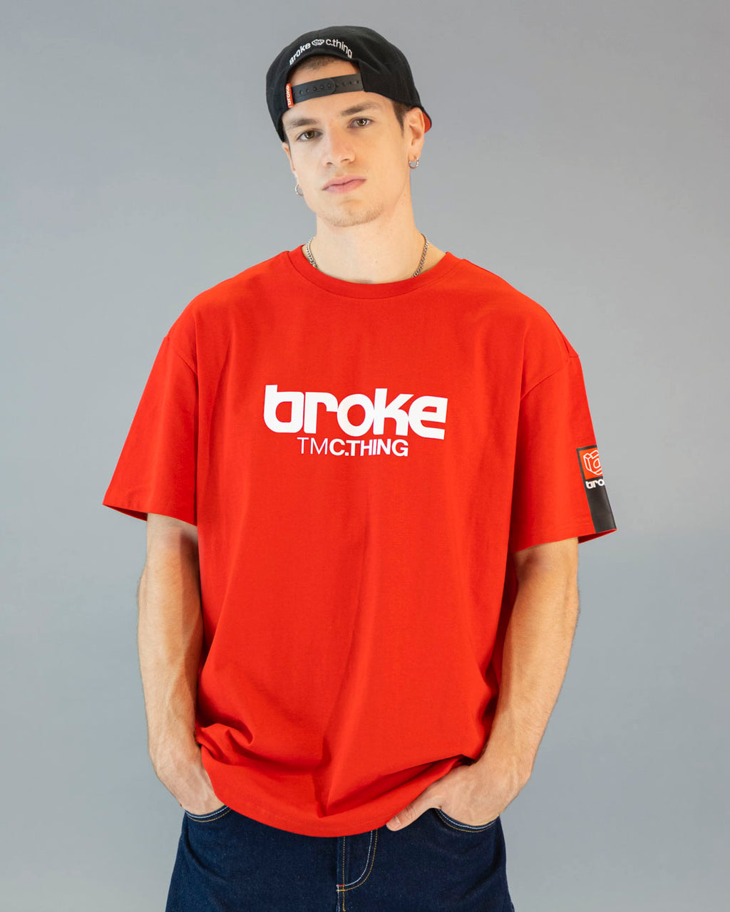 T-shirt Broke White sur pack de 2 