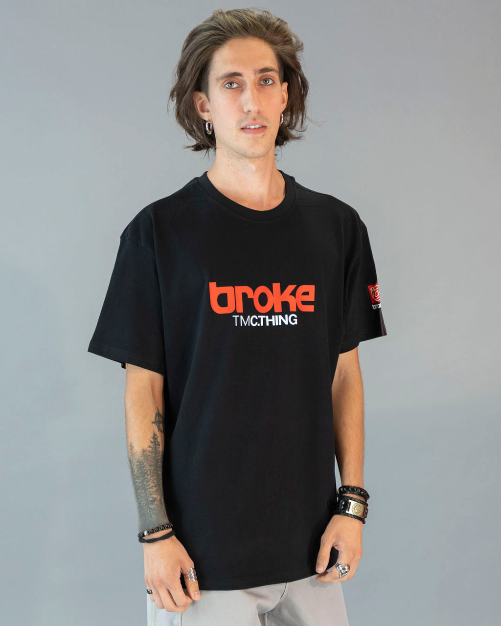 T-shirt Broke White sur pack de 2 