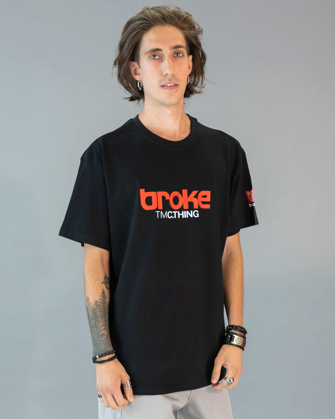 T-shirt Broke White sur pack de 2 