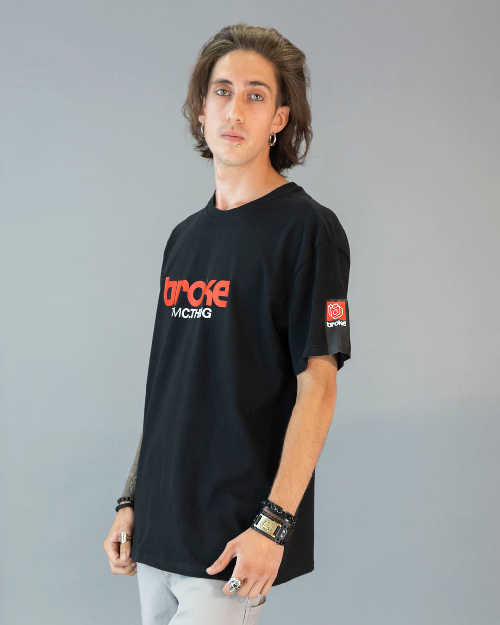 T-shirt Broke White sur pack de 2 