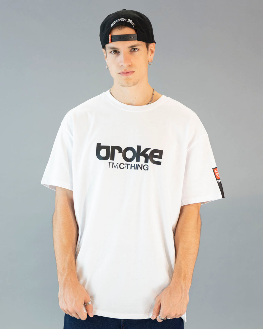 T-shirt Broke White sur pack de 2 