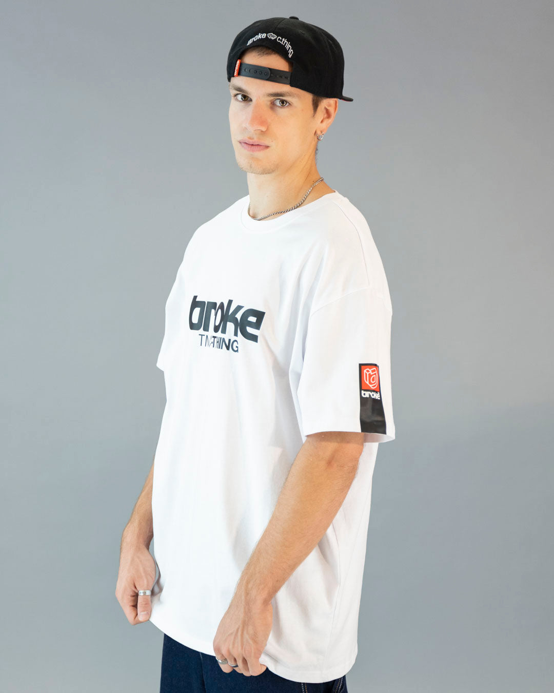 T-shirt Broke White sur pack de 2 