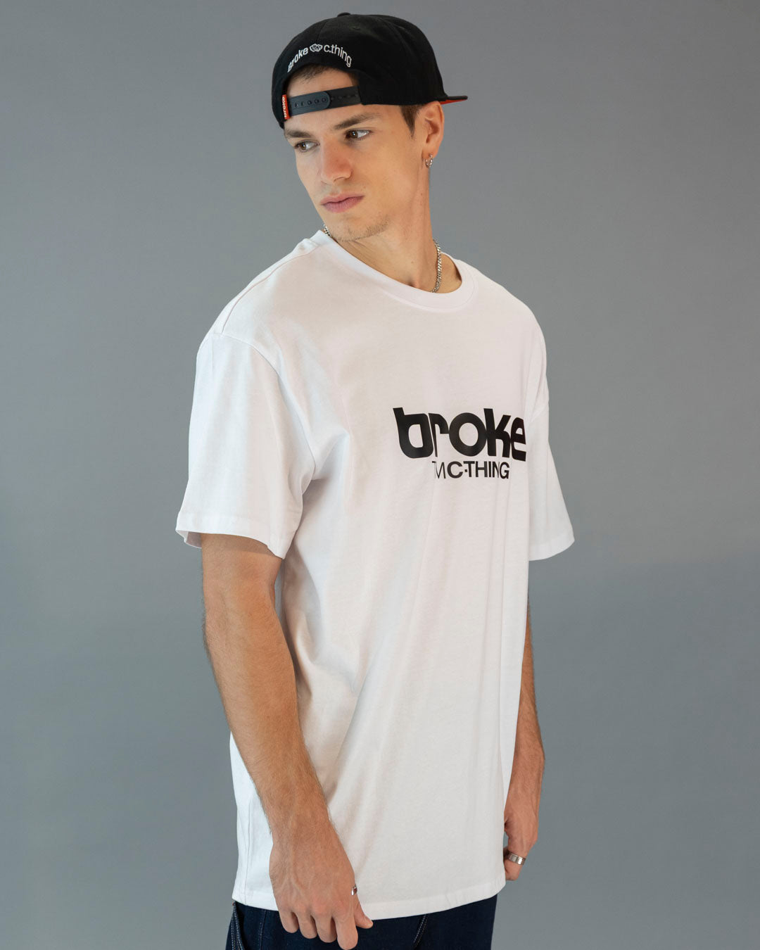 T-shirt Broke White sur pack de 2 