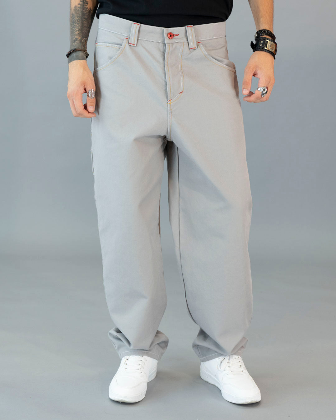 PANTS GABARDINE NEW STAR GREY