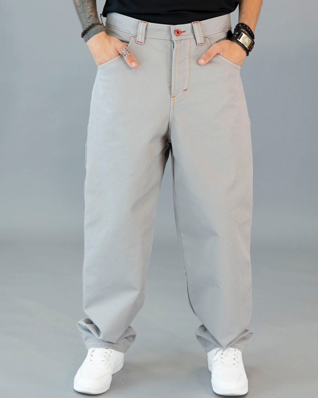 PANTS GABARDINE NEW STAR GREY