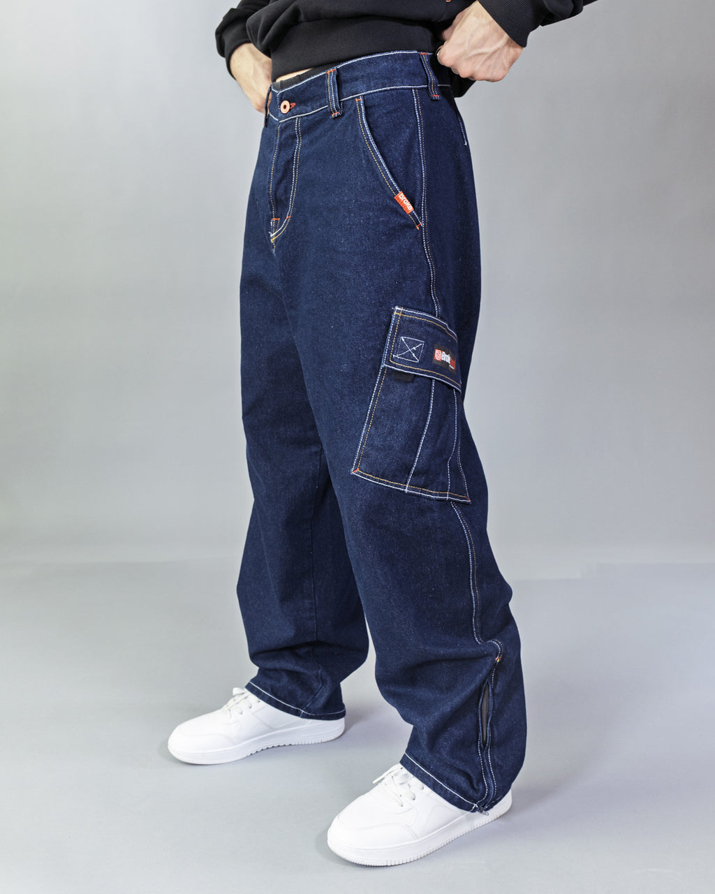 Pantalon Dikye en gabardine grise 