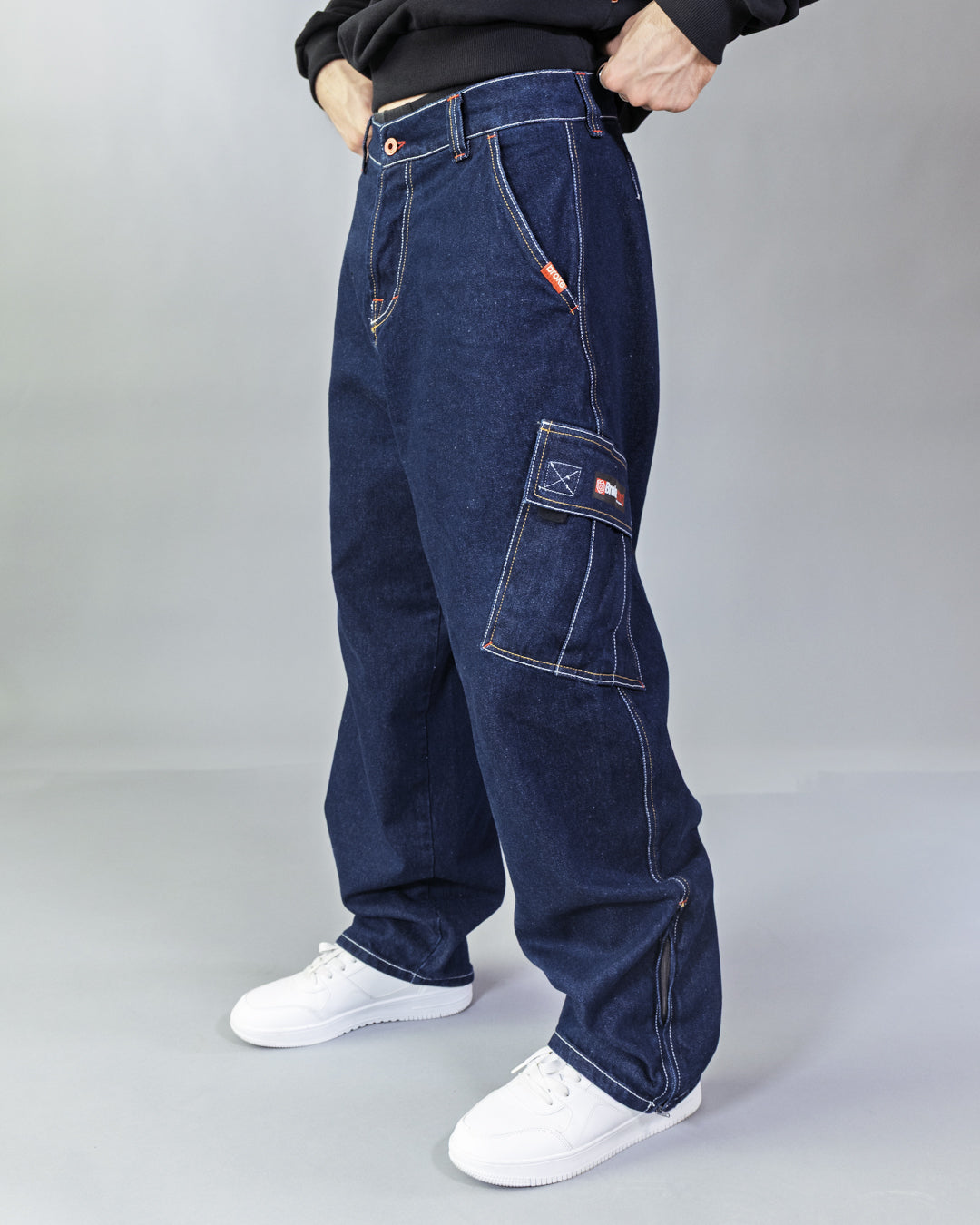 Pantalon Dikye en gabardine grise 