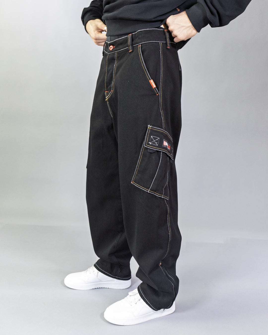 Pantalon Dikye en gabardine grise 