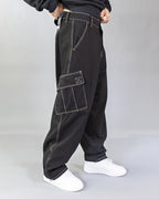 Pants New Dikye in Bull Denim Black