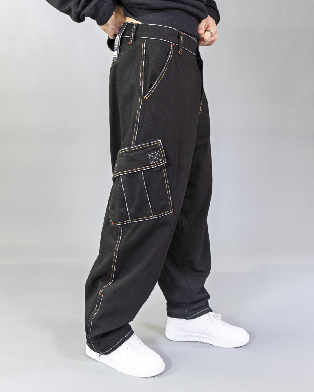 Pantalon Dikye en gabardine grise 