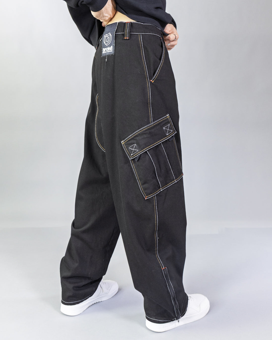 Pantalon Dikye en gabardine grise 