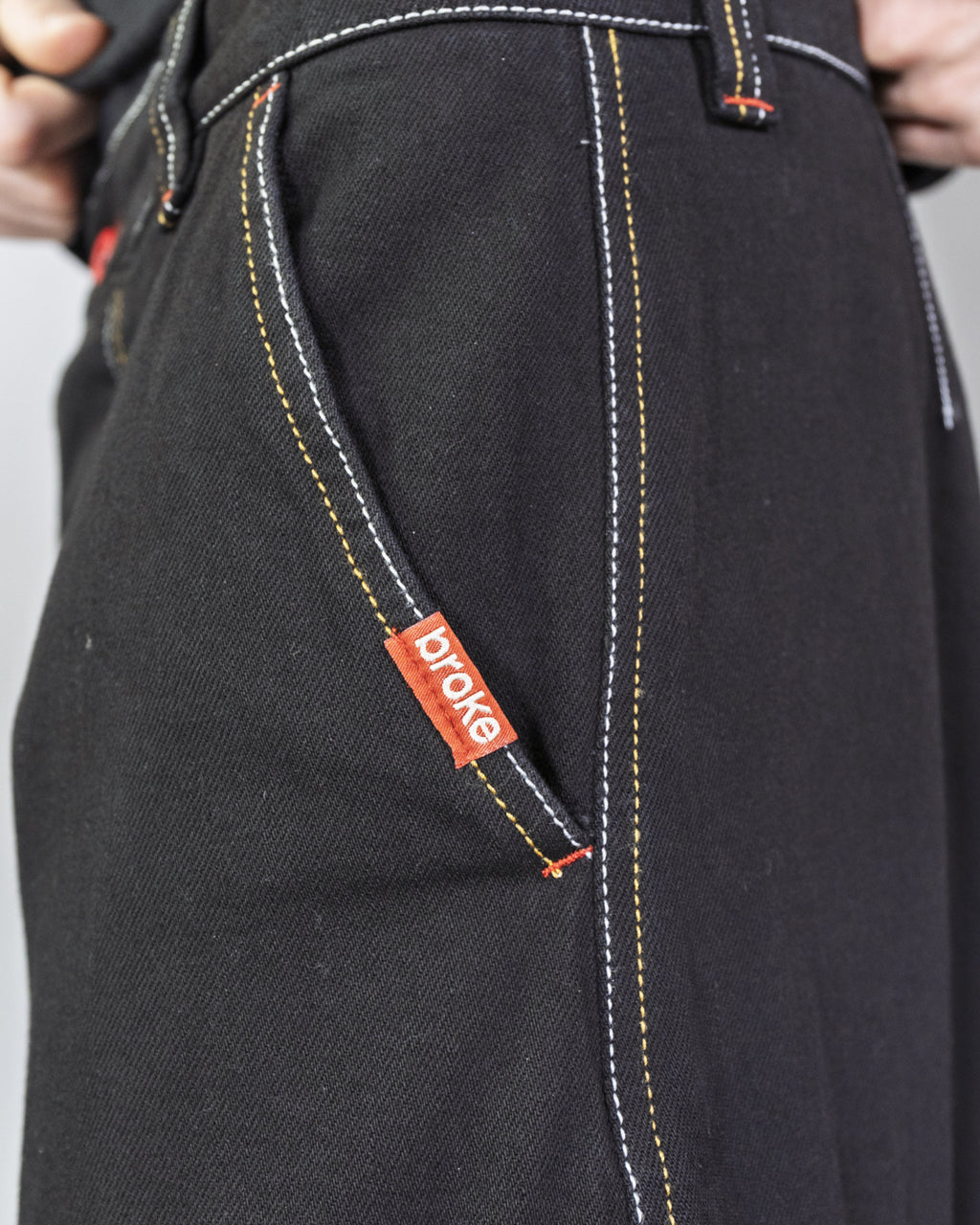 Pants New Dikye in Bull Denim Black