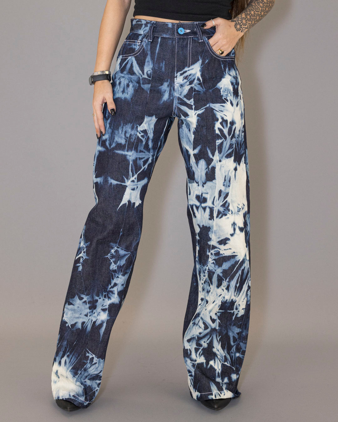 Pants Woman Blue Cimosato