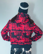 BOMBER FEMME PANNO ROUGE