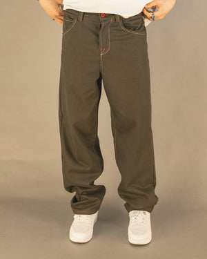 Pants denim  Rock B  Gabardina Green