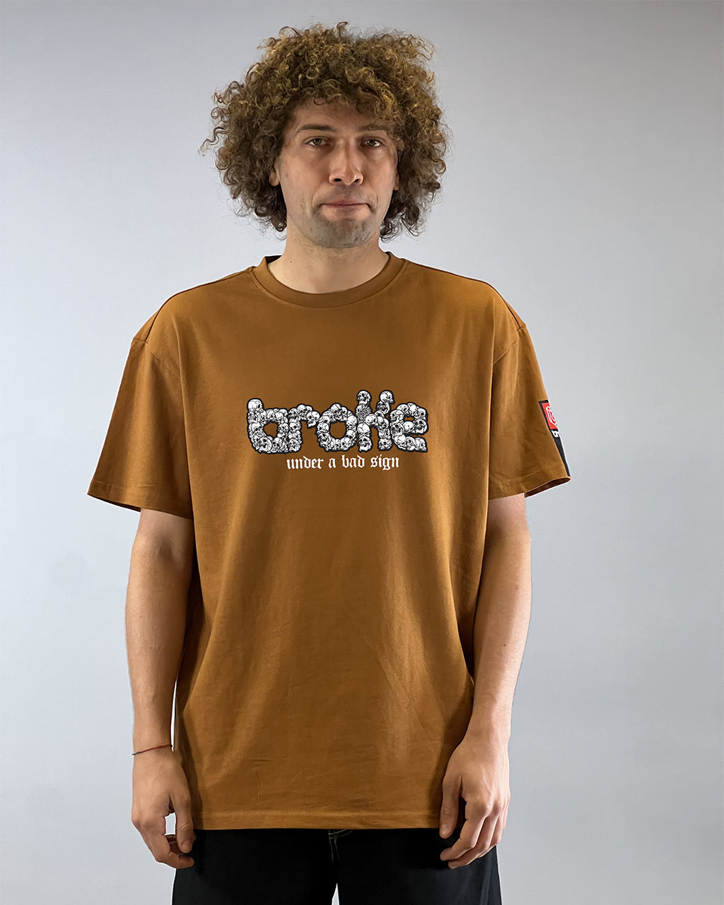 Broke – Weißes T-Shirt im 2er-Pack 