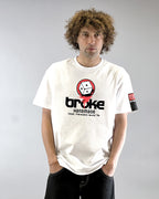 Broke – Weißes T-Shirt im 2er-Pack 