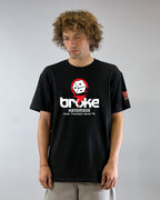 T-SHIRT SS2K26 LOGO HANDAMADE BLACK
