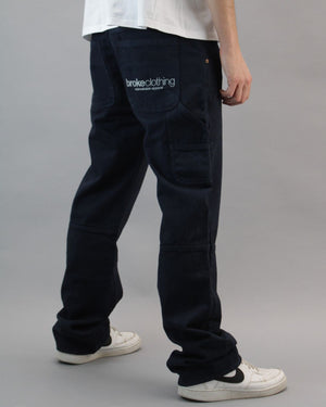 GABARDINE OUTLINE BLAU - Hosen Outlet