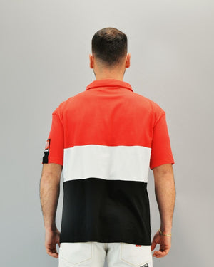 SPORT RED BLACK - Polo
