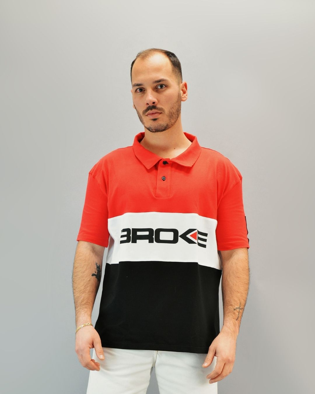SPORT RED BLACK - Polo