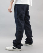 GABARDINE OUTLINE BLUE - Pantalon Outlet