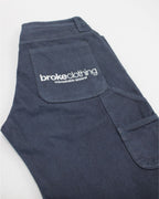 GABARDINE OUTLINE BLUE - Pantalon Outlet
