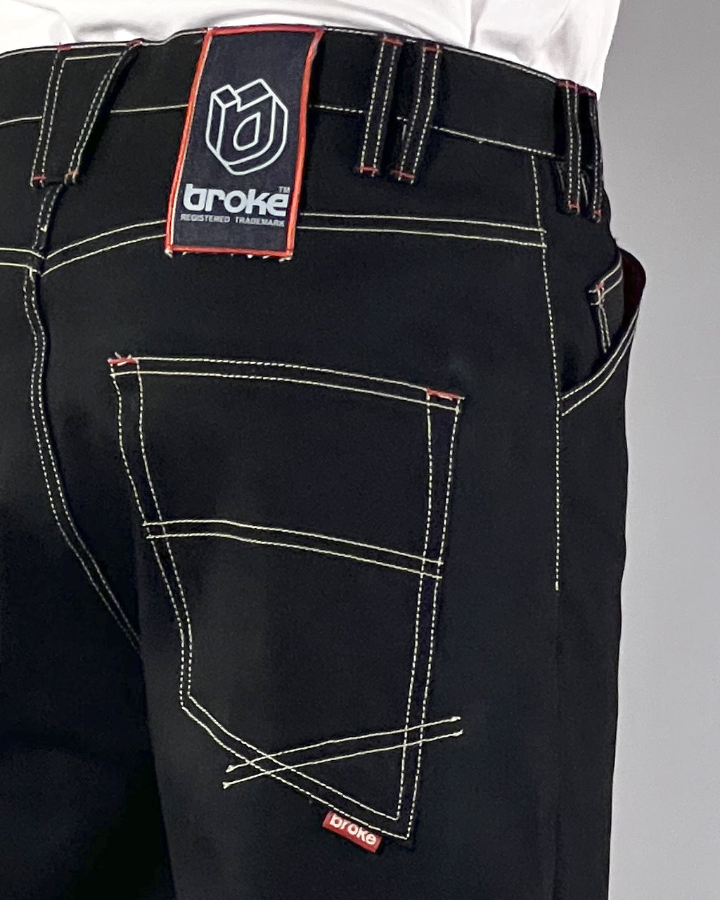 Broke -BASIC SHORTS – DESIGN 5-POCKETS – BLACK BULL DENIM
