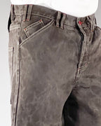 Pantalon Dikye en gabardine grise 