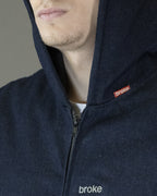 BOMBER  NEW BARRON DENIM BLU CAPPUCCIO