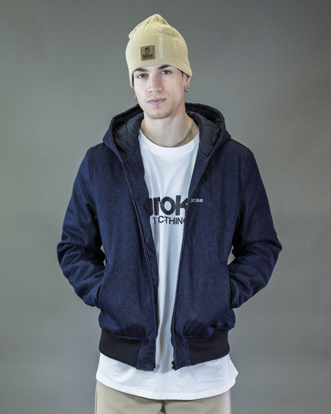 BOMBER BARRON IN BLACK CORDURA HOOD
