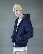 BOMBER  NEW BARRON DENIM BLU CAPPUCCIO