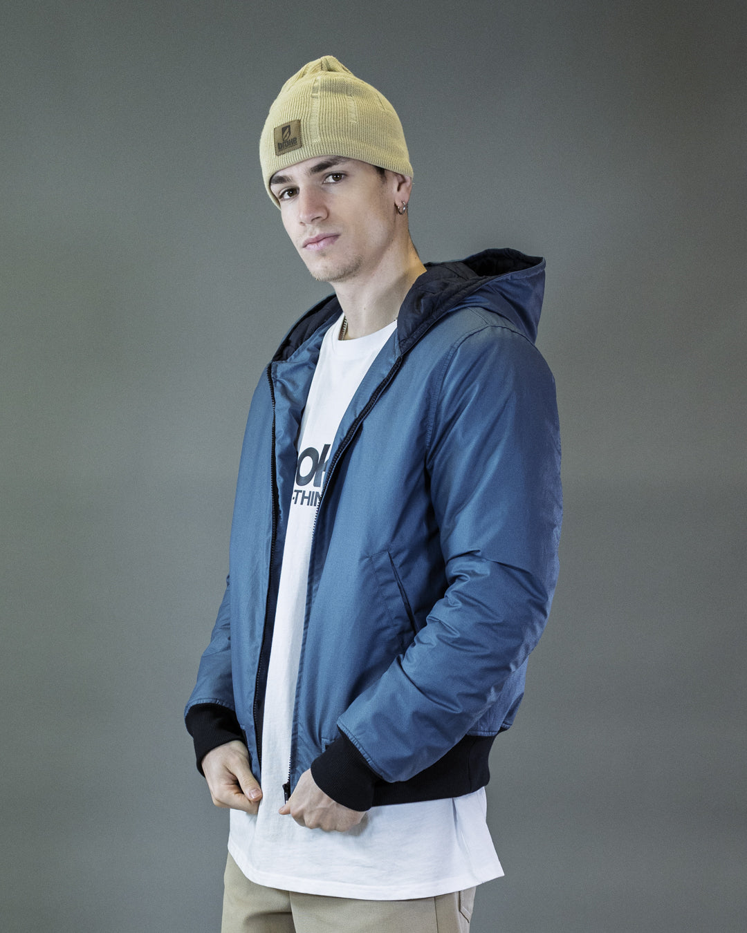 BOMBER BARRON EN CORDURA NOIR CAPUCHE