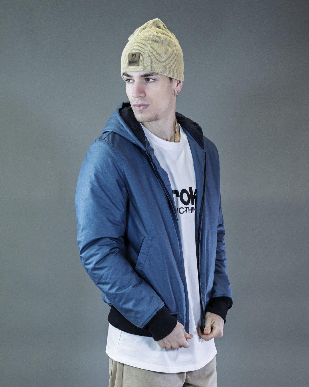 BOMBER BARRON EN CORDURA NOIR CAPUCHE