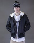 BOMBER BARRON IN BLACK CORDURA HOOD