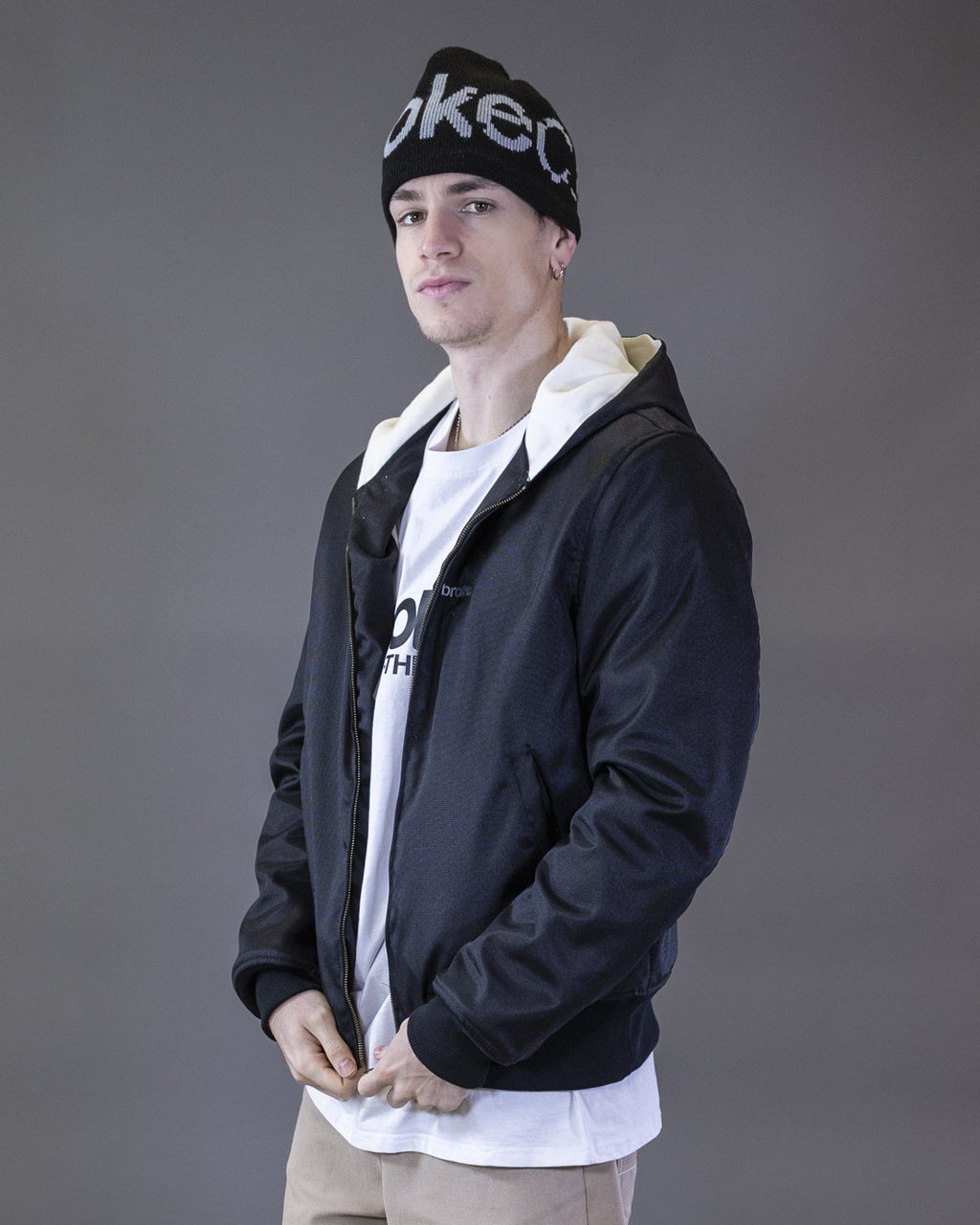 PREVENDITA BOMBER  NEW BARRON IN CORDURA NERO CAPPUCCIO