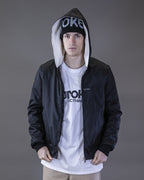 BOMBER BARRON IN BLACK CORDURA HOOD