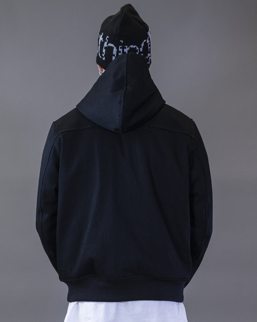 BOMBER BARRON EN CORDURA NOIR CAPUCHE