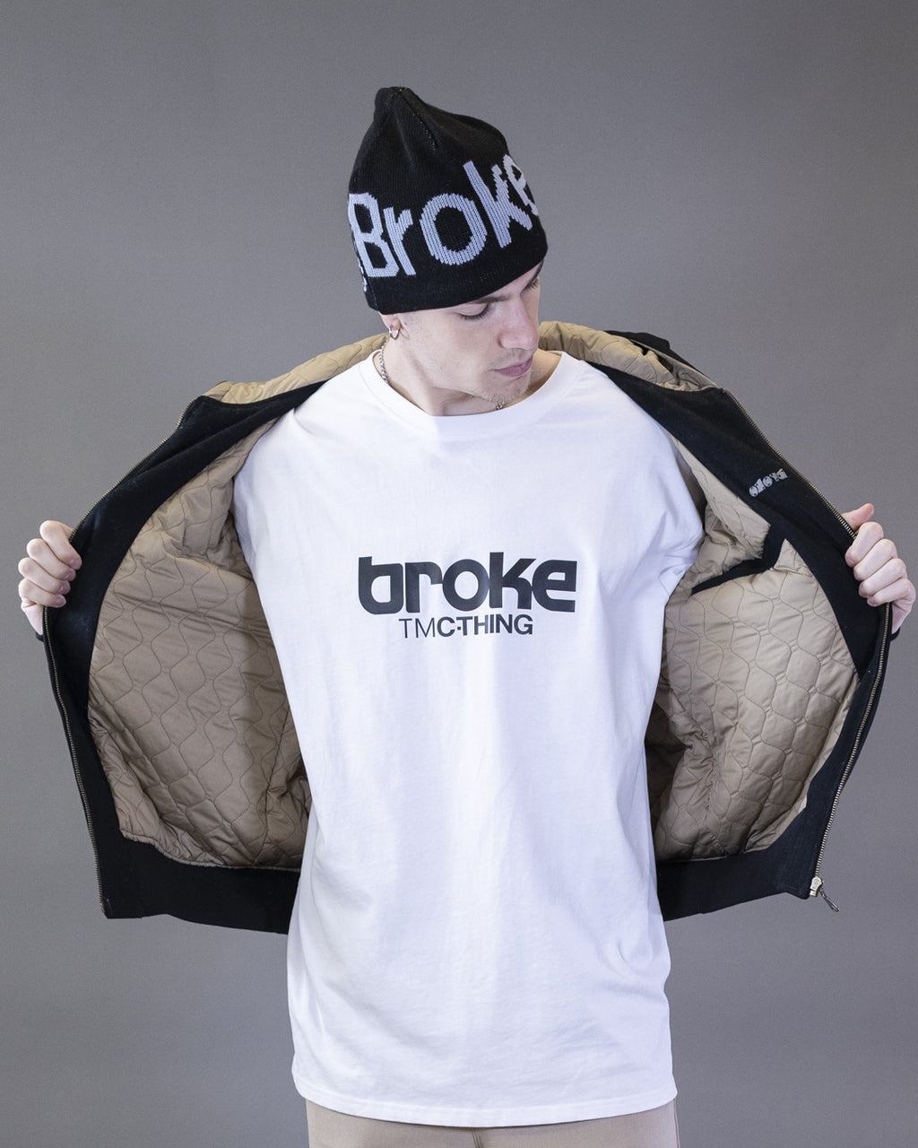 BOMBER BARRON EN CORDURA NOIR CAPUCHE