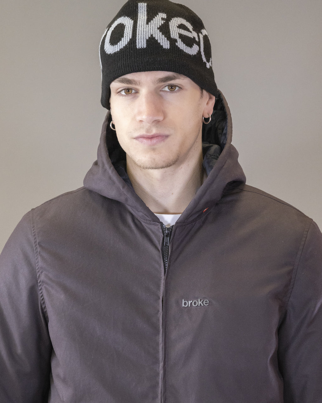 BOMBER BARRON EN CORDURA NOIR CAPUCHE