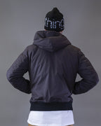 BOMBER BARRON IN BLACK CORDURA HOOD