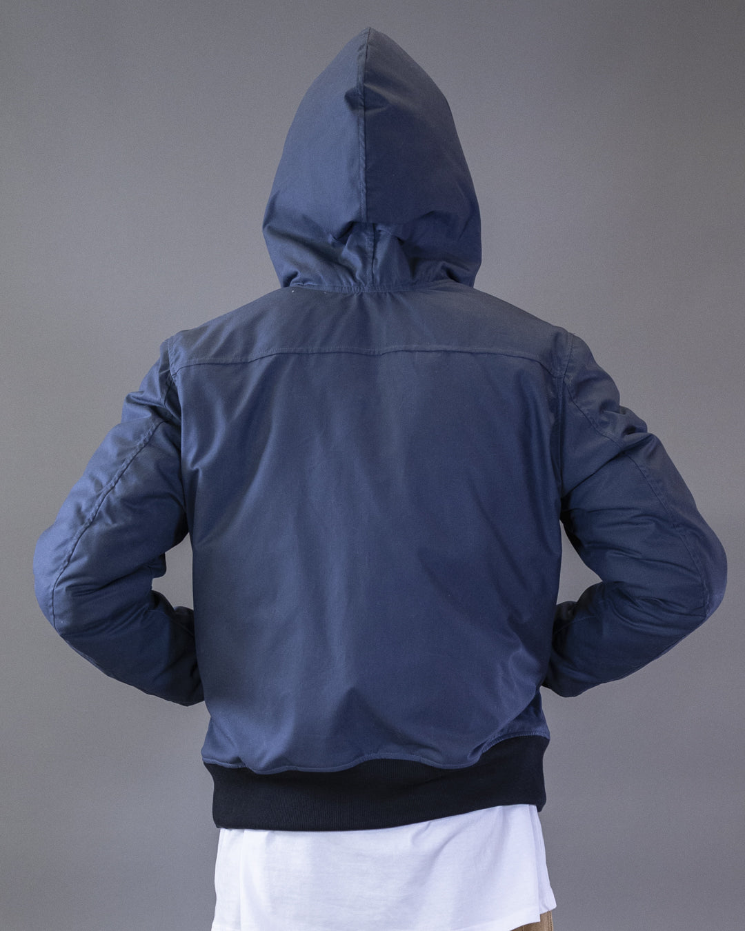 BOMBER BARRON EN CORDURA NOIR CAPUCHE