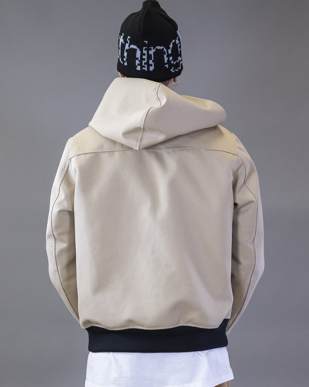 BOMBER BARRON EN CORDURA NOIR CAPUCHE