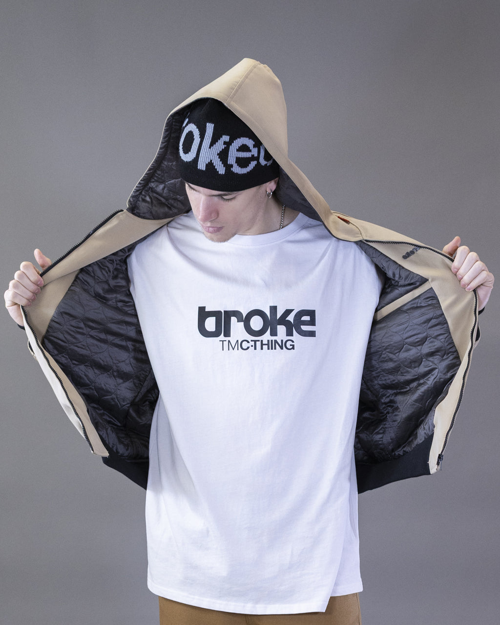 BOMBER BARRON EN CORDURA NOIR CAPUCHE